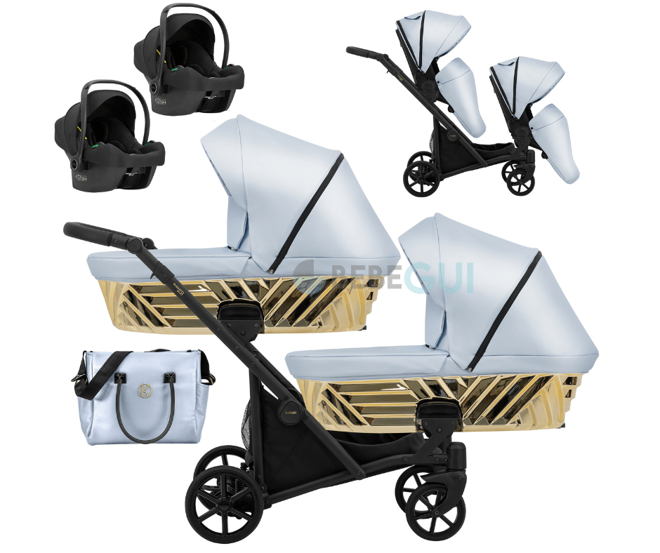 Kunert - IVENTO DUO GLAM - Eco Blue Baby Metalic