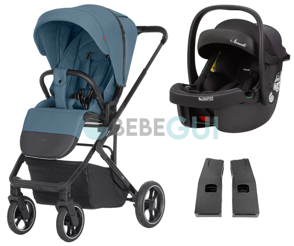 Carrello - ALFA 5508 (2024) - Indigo Blue  + Carrello - AMMONITE 8801 - Black + Adaptadores