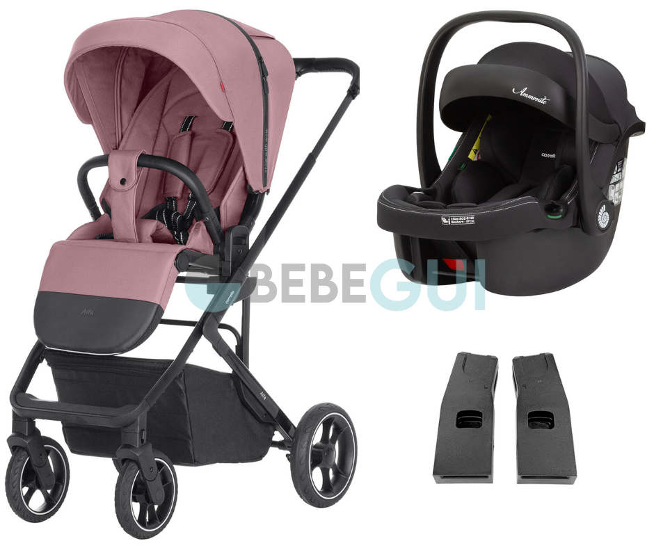Carrello - ALFA 5508 (2024) - Rouge Pink  + Carrello - AMMONITE 8801 - Black + Adaptadores