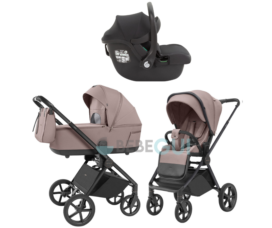 Carrello - NEW ULTRA 6527 - Warm Beige + Carrello - AMMONITE 8801 - Black