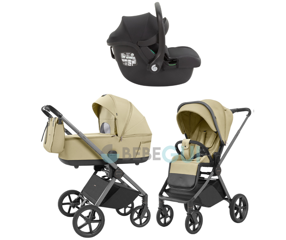 Carrello - NEW ULTRA 6527 - Soft Beige + Carrello - AMMONITE 8801 - Black
