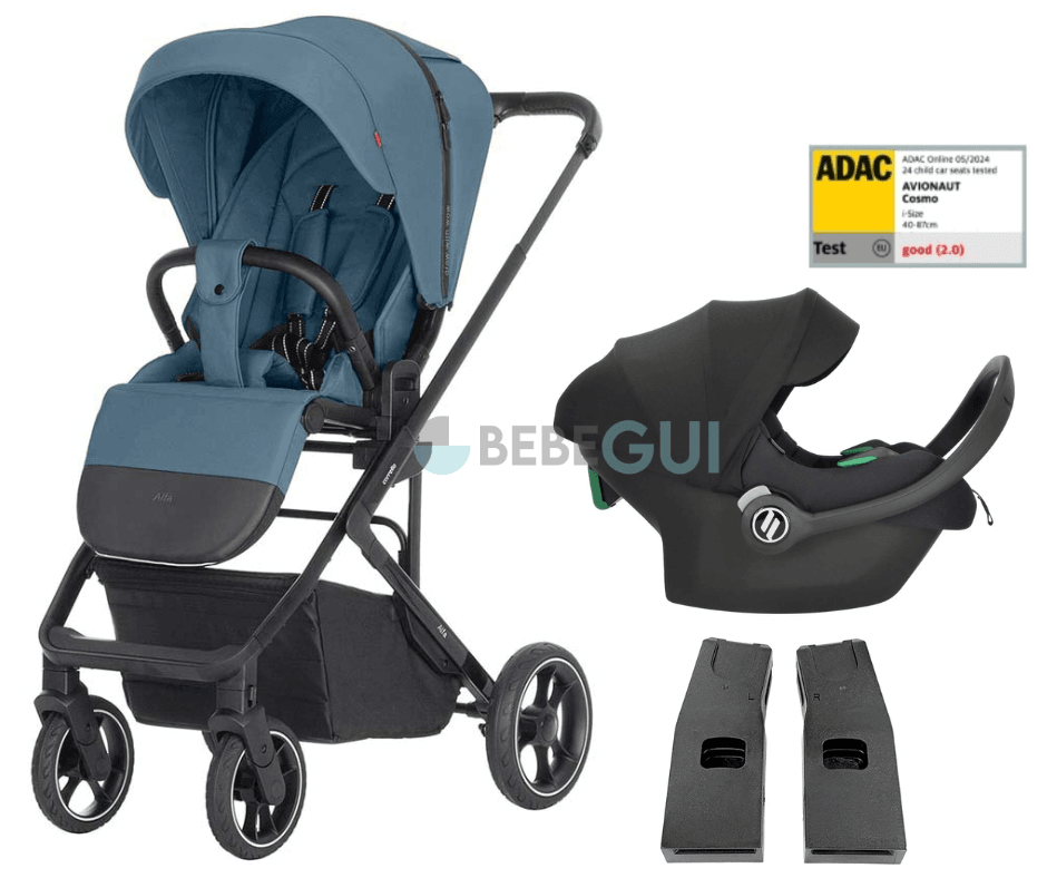 Carrello - ALFA 5508 (2024) - Indigo Blue + Avionaut - COSMO SMART 2.0 - Black + Adaptadores