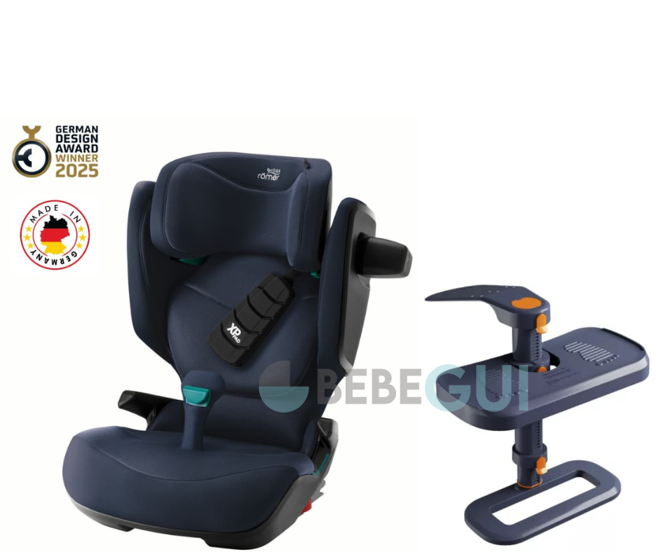 Britax Römer - KIDFIX PRO - Style Night Blue + KneeguardKids 4 - Apoio para os pés
