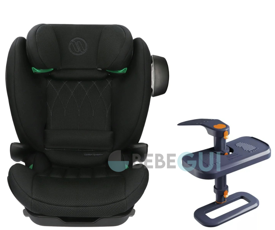 Avionaut - MAXSPACE AIR FLOW - Black + KneeguardKids 4 - Apoio para os pés