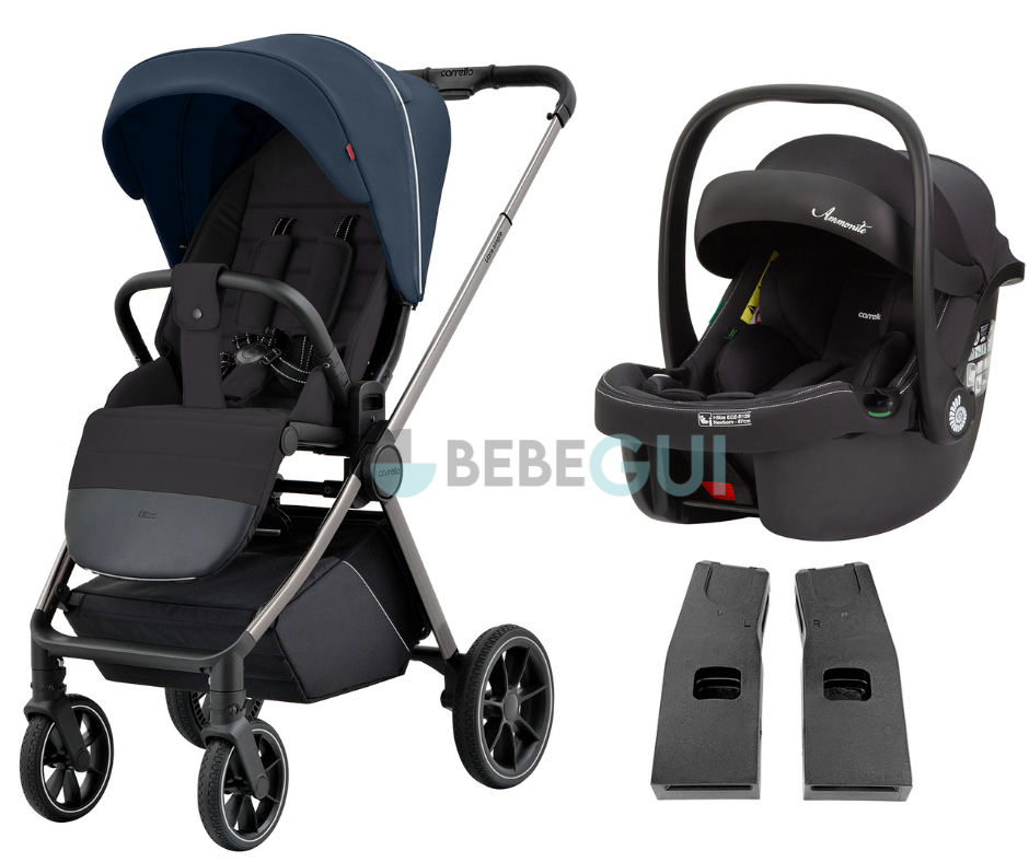 Carrello - ULTRA 5525  - Horizon Blue + Carrello - AMMONITE 8801 - Black  + Adaptadores