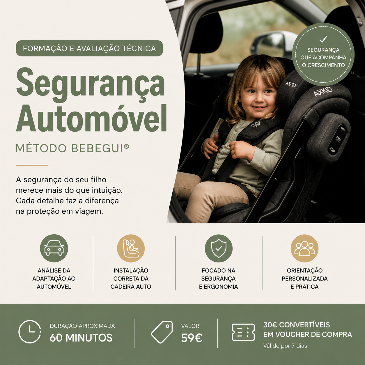 Formação e Avaliação Técnica de Segurança Auto - Método BEBEGUI®