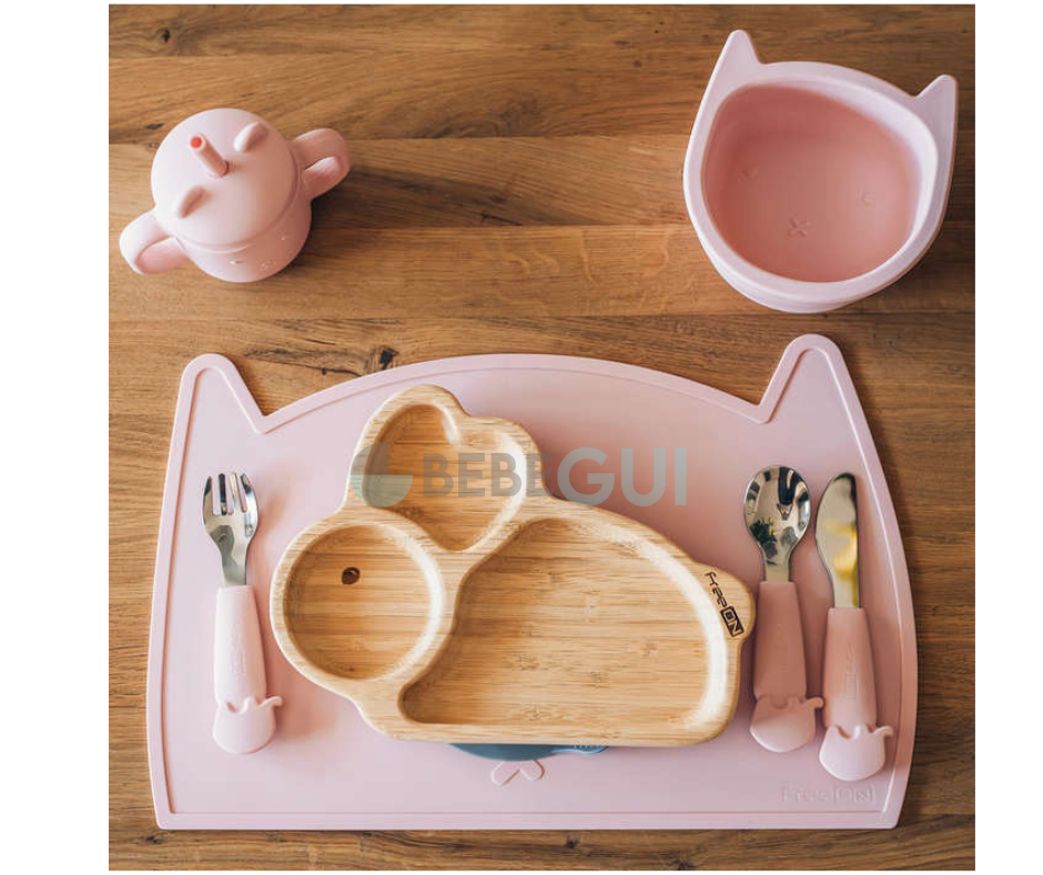 Tapete de Alimentação Infantil  - Kitty  Pink