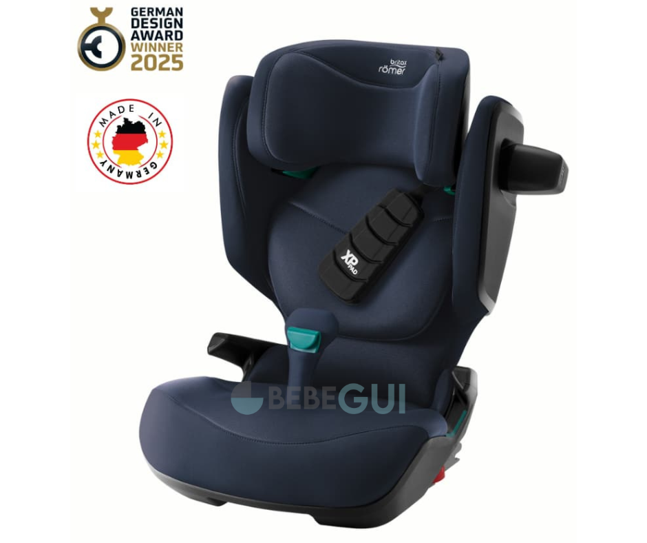Britax Römer - KIDFIX PRO - Style Night Blue + KneeguardKids 4 - Apoio para os pés