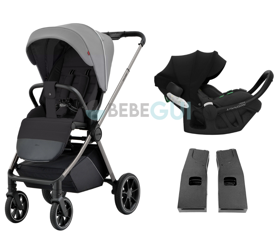 Carrello - ULTRA 5525  - Silk Grey + Avionaut - PIXEL PRO 2.0 C - Black  + Adaptadores
