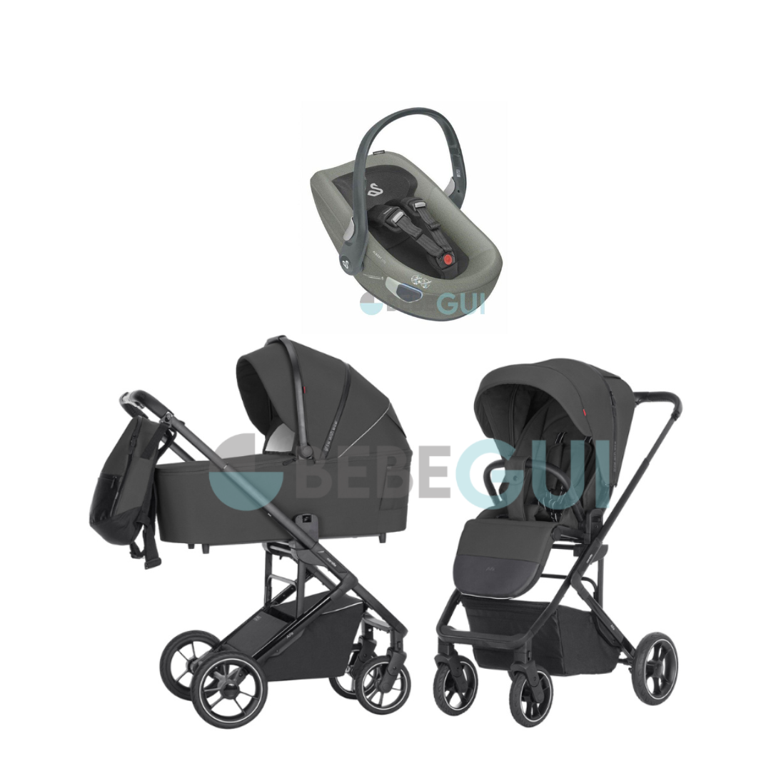 Carrello - ALFA 6507 - Graphite Grey + Swandoo Albert Olive Grey