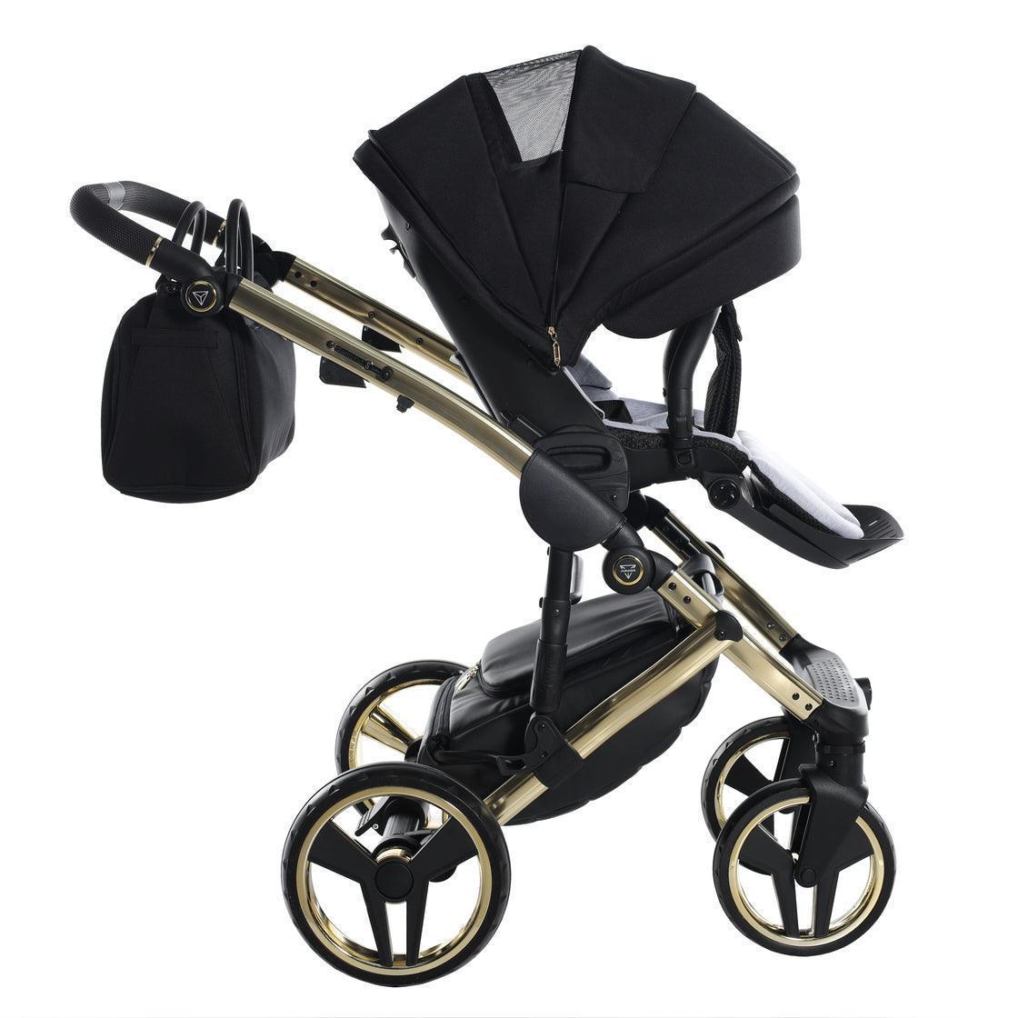 Junama - FLUO LINE MIRROR - Black/Gold 2x1 - Bebegui - Cadeiras Auto e Carrinhos