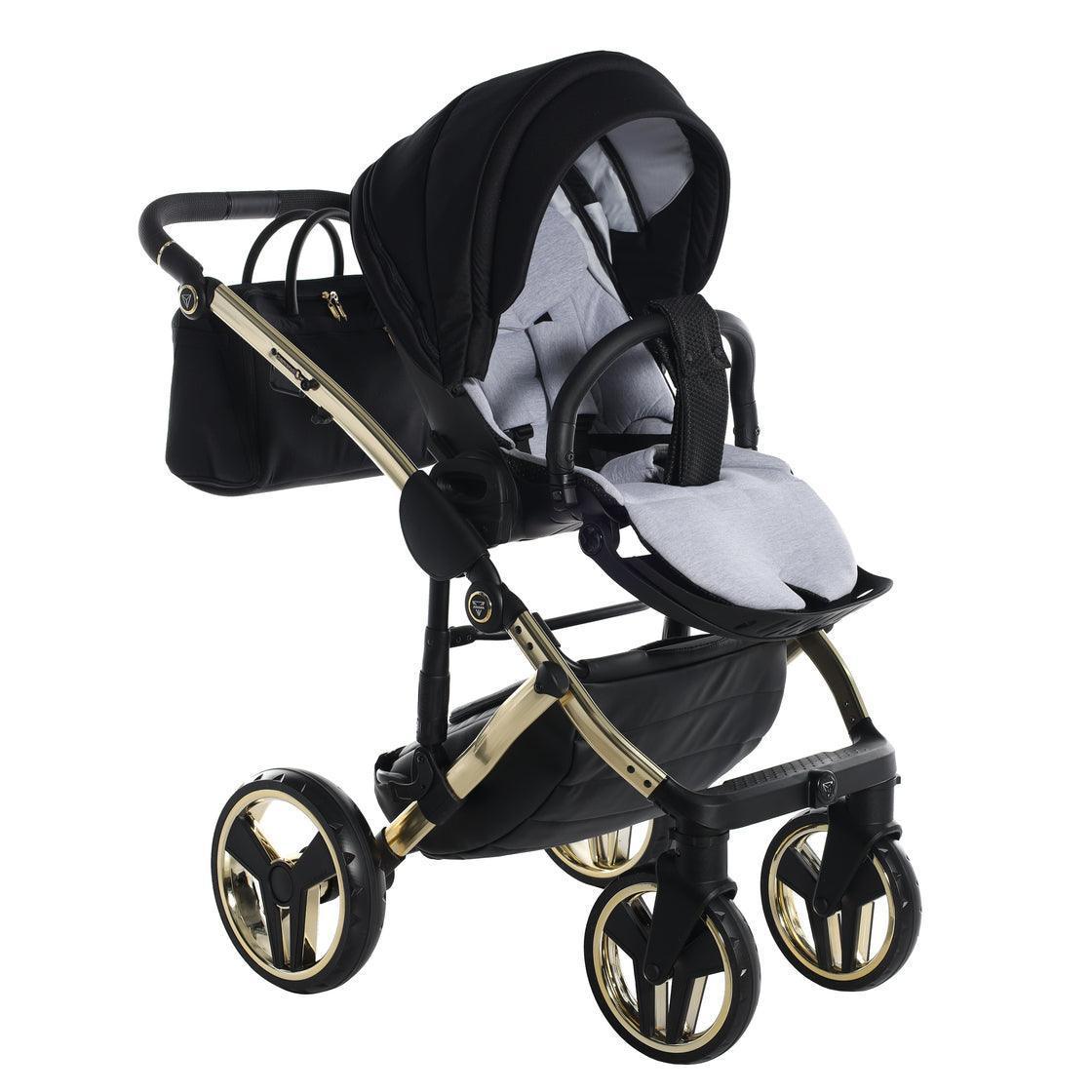 Junama - FLUO LINE MIRROR - Black/Gold 2x1 - Bebegui - Cadeiras Auto e Carrinhos