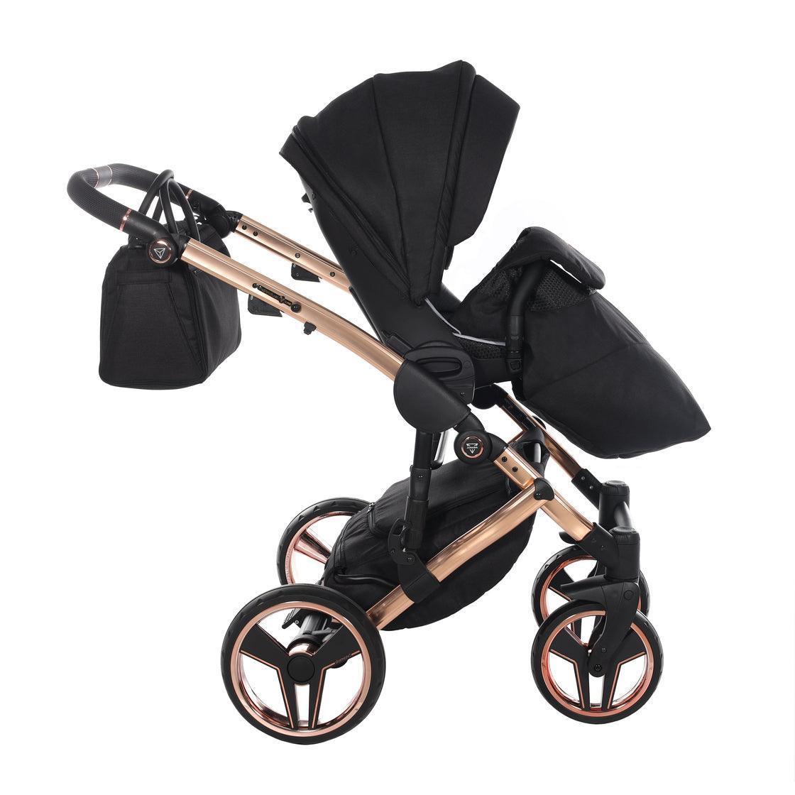 Junama - S-LINE - Black/Rose Gold 2x1 - Bebegui - Cadeiras Auto e Carrinhos