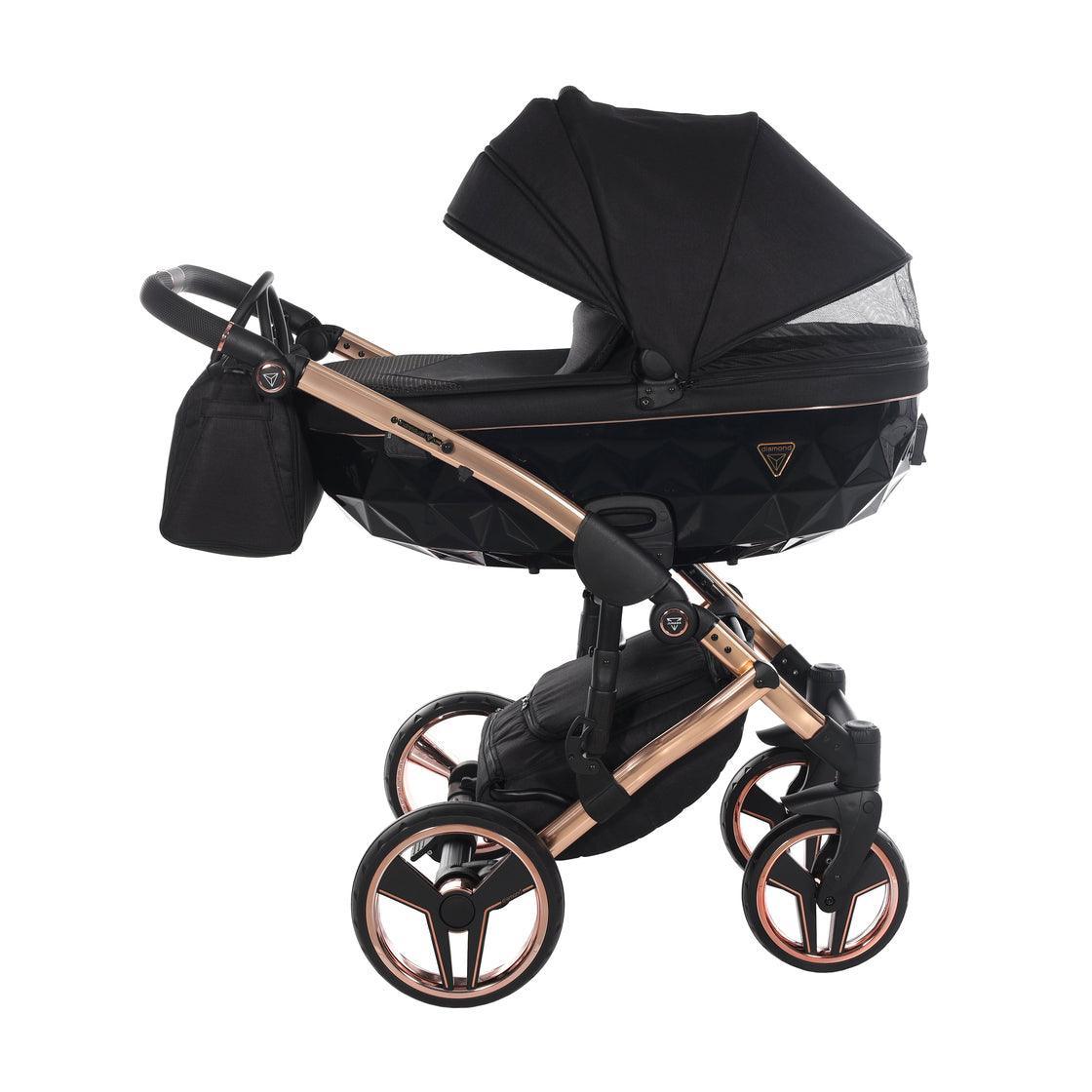 Junama - S-LINE - Black/Rose Gold 2x1 - Bebegui - Cadeiras Auto e Carrinhos