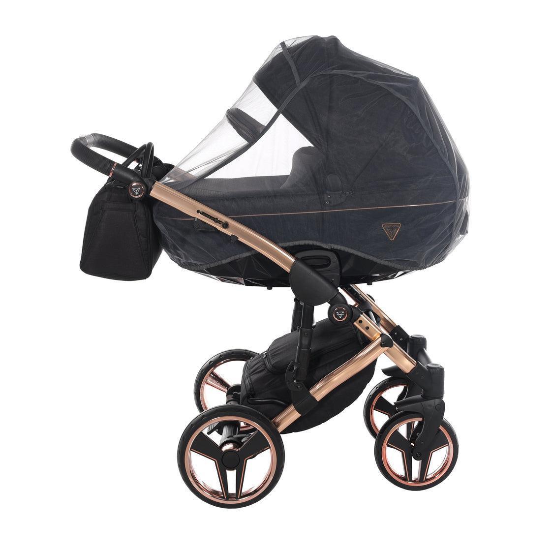 Junama - S-LINE - Black/Rose Gold 2x1 - Bebegui - Cadeiras Auto e Carrinhos