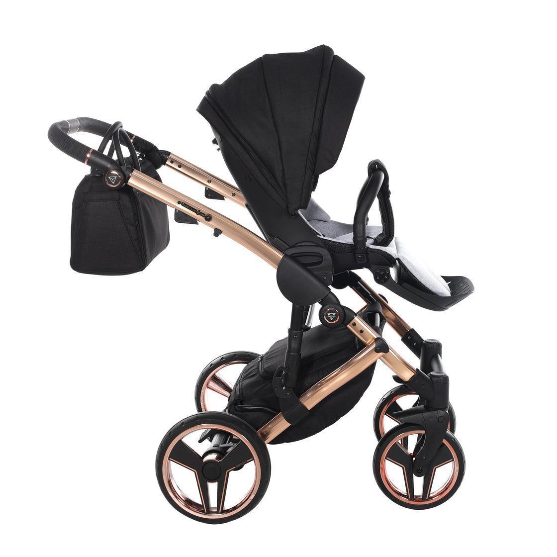 Junama - S-LINE - Black/Rose Gold 2x1 - Bebegui - Cadeiras Auto e Carrinhos
