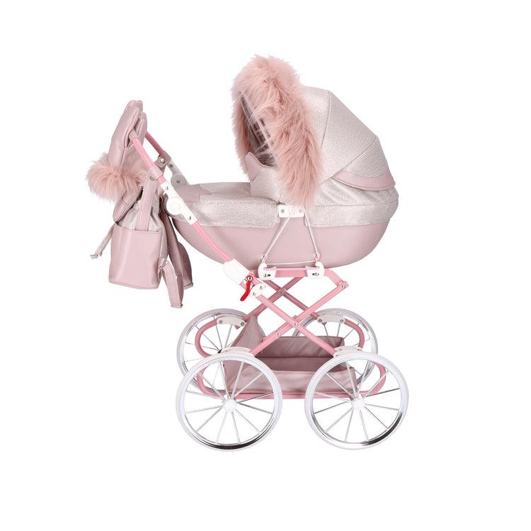 Junama - Carrinho de Bonecas com Malinha - Mini Dolce - Pink