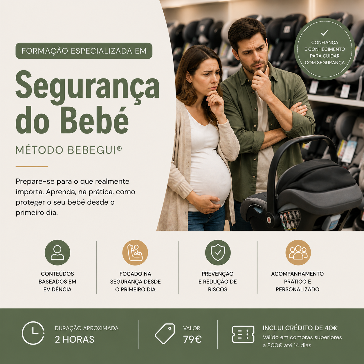 Formação Especializada em Segurança do Bebé - Método BEBEGUI®