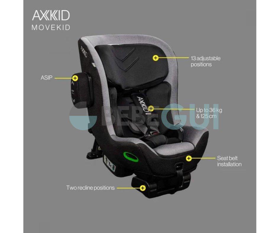 Axkid - MOVEKID - Granite - Bebegui - Cadeiras Auto e Carrinhos
