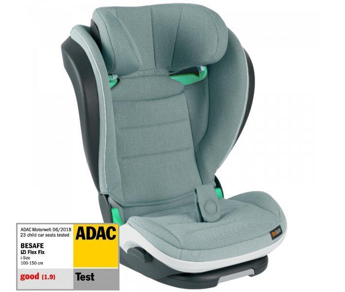 BeSafe - iZi FLEX FIX i Size - Sea Green Melange - Bebegui - Cadeiras Auto e Carrinhos