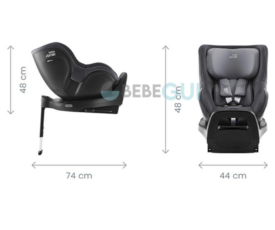 Britax Römer - DUALFIX PRO M 360º i Size - Midnight Grey - Bebegui - Cadeiras Auto e Carrinhos