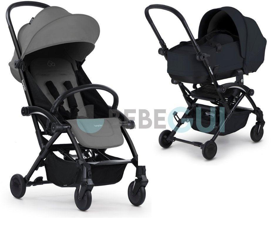 Bumprider - CONNECT 3 - Black/Grey + Alcofa - Black - Bebegui - Cadeiras Auto e Carrinhos