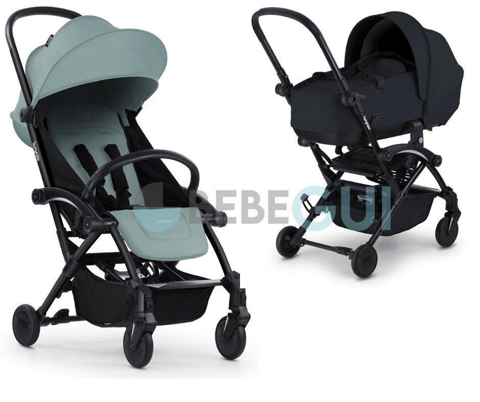 Bumprider - CONNECT 3 - Black/Teal + Alcofa - Black - Bebegui - Cadeiras Auto e Carrinhos