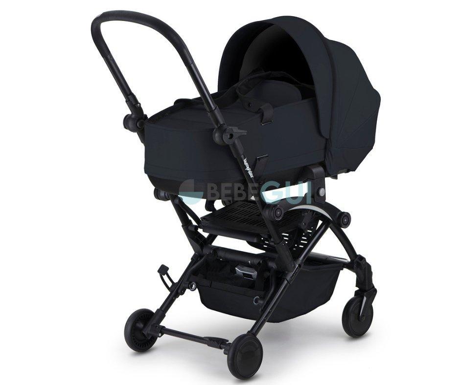 Bumprider - CONNECT 3 - Black/Teal + Alcofa - Black - Bebegui - Cadeiras Auto e Carrinhos