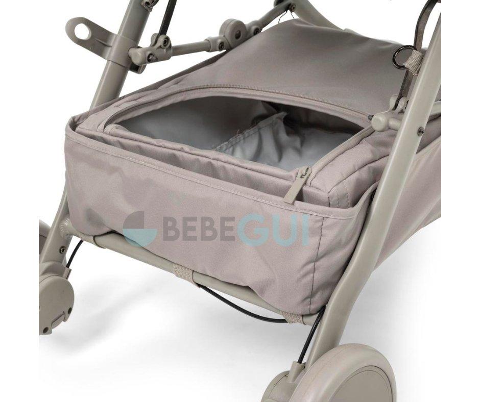 Elodie Details - MONDO - Pebble Green + Besafe IZI GO MODULAR X2 - Fresh Black Carb + Adaptadores - Bebegui - Cadeiras Auto e Carrinhos
