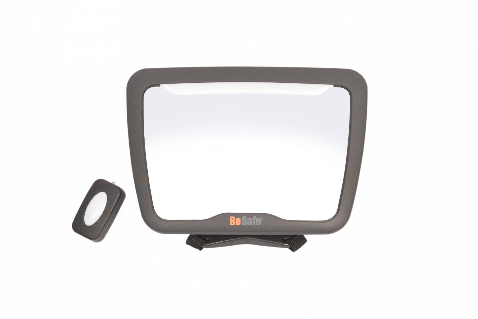 Espelho BeSafe XL - Baby Mirror 2 - com luz led - Bebegui - Cadeiras Auto e Carrinhos