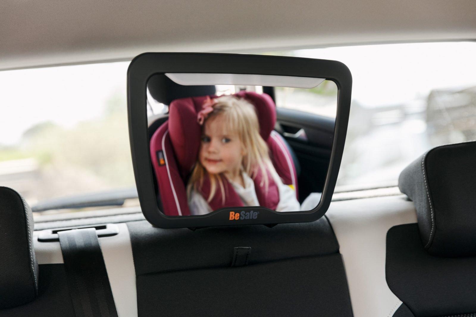 Espelho BeSafe XL - Baby Mirror 2 - com luz led - Bebegui - Cadeiras Auto e Carrinhos