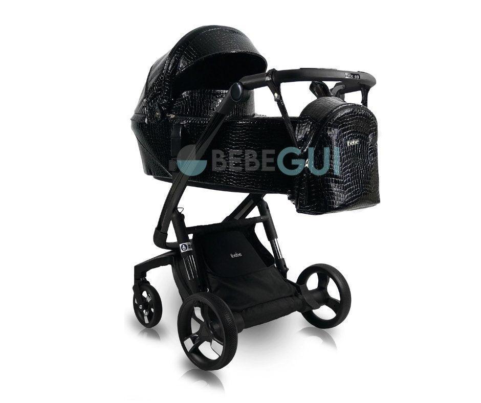 iBebe i-Stop Croco IS26 Gloss/Black + Avionaut Pixel Pro - Black +Adaptadores - Bebegui - Cadeiras Auto e Carrinhos