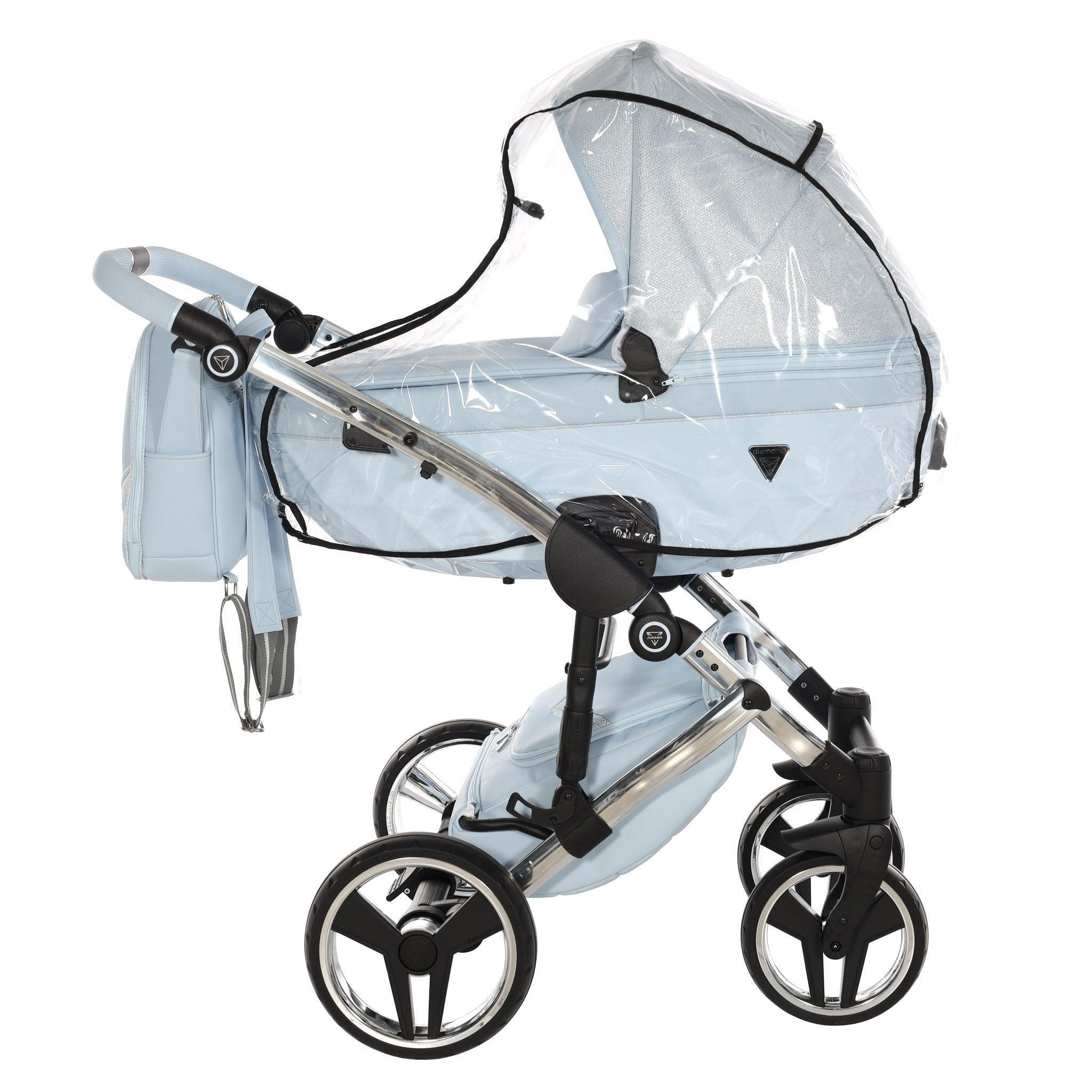Junama - DOLCE - Light Blue + Nuna - PIPA NEXT - Caviar + Nuna Base Next Modular + Adaptadores - Bebegui - Cadeiras Auto e Carrinhos