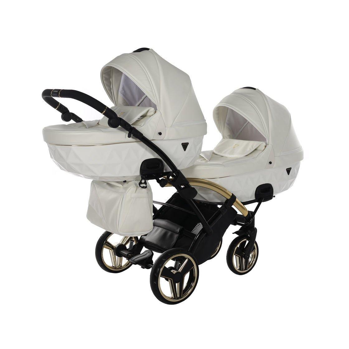 Junama Fluo Line Duo Slim - White/Gold - Bebegui - Cadeiras Auto e Carrinhos