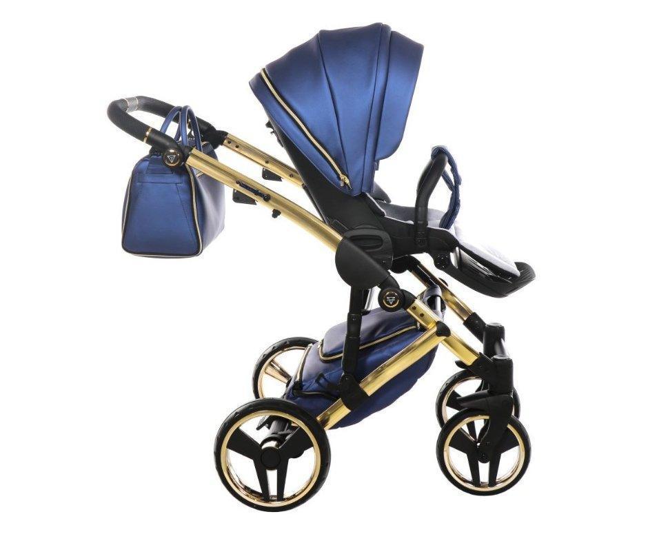 Junama - FLUO LINE MIRROR - Blue/Gold 2x1 - Bebegui - Cadeiras Auto e Carrinhos
