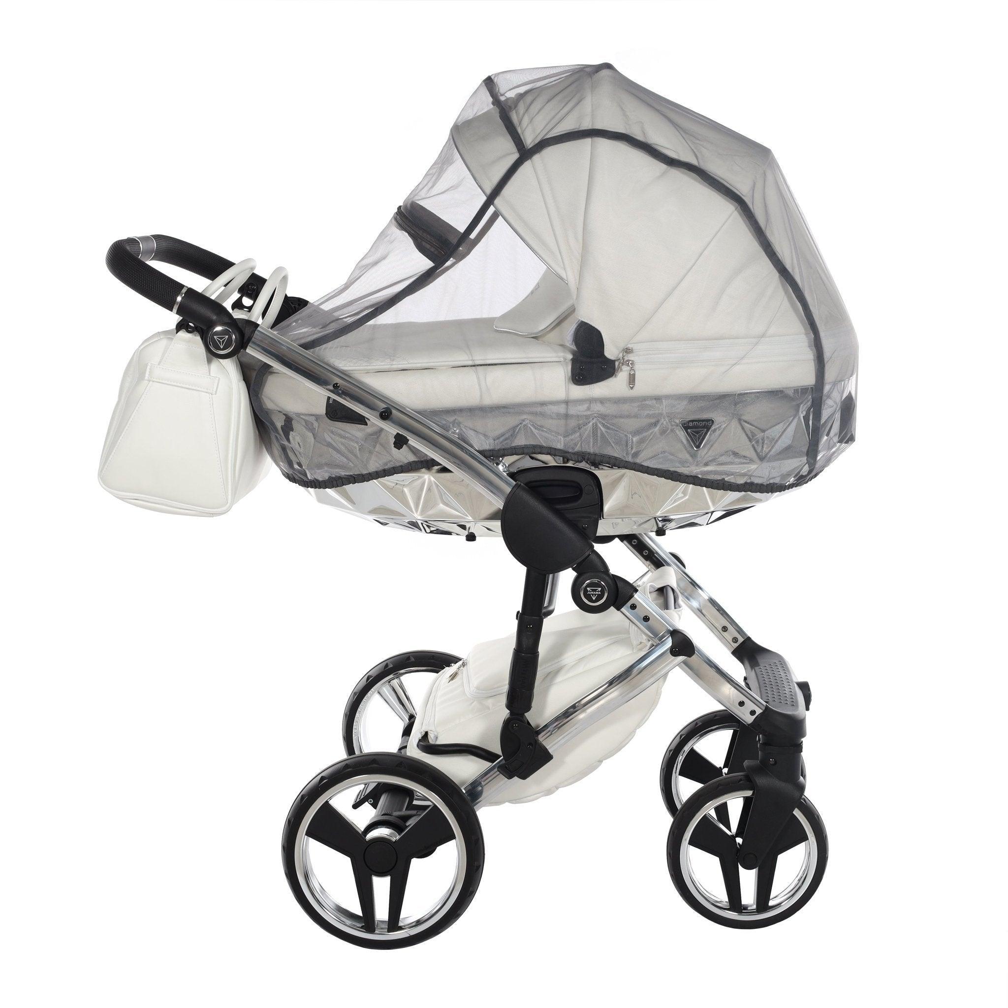 Junama - Fluo Line Mirror - White/Silver 2x1 - Bebegui - Cadeiras Auto e Carrinhos