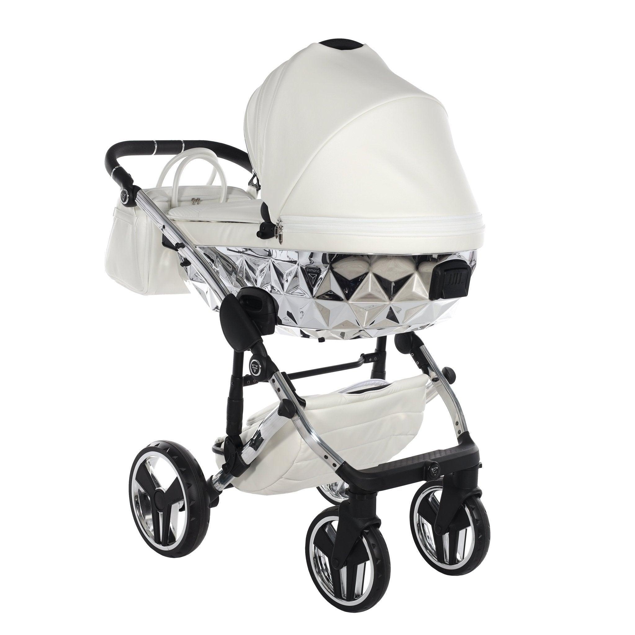 Junama - Fluo Line Mirror - White/Silver 2x1 - Bebegui - Cadeiras Auto e Carrinhos