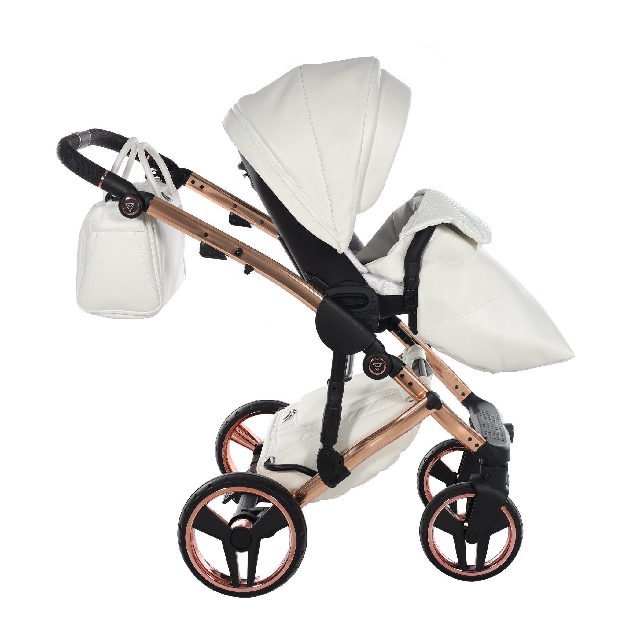 Junama - Fluo Line - White/Rose Gold 2x1 - Bebegui - Cadeiras Auto e Carrinhos