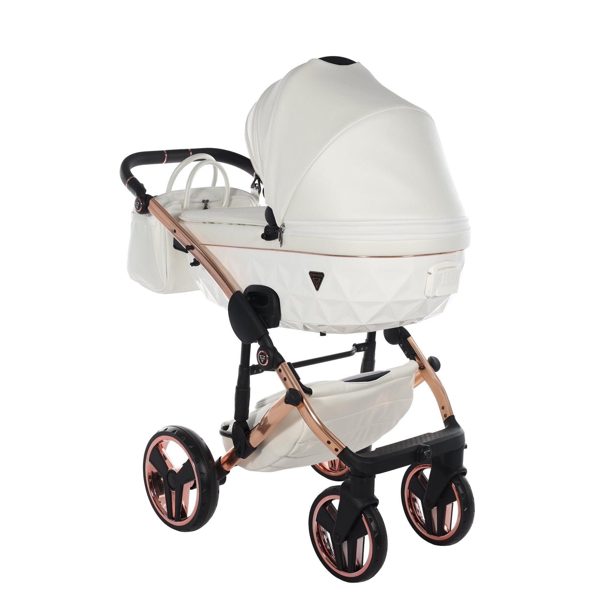Junama - Fluo Line - White/Rose Gold 2x1 - Bebegui - Cadeiras Auto e Carrinhos