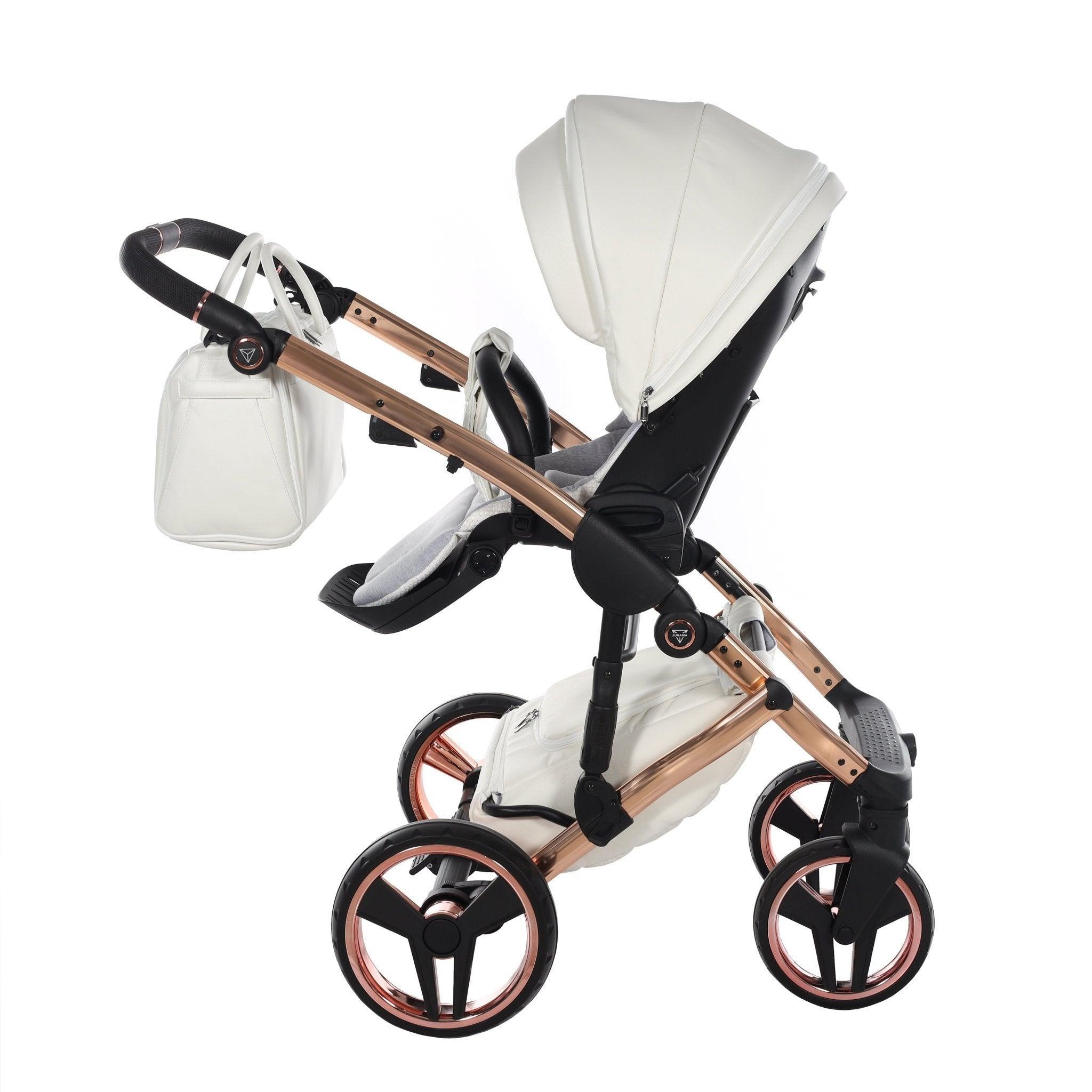 Junama - Fluo Line - White/Rose Gold 2x1 - Bebegui - Cadeiras Auto e Carrinhos