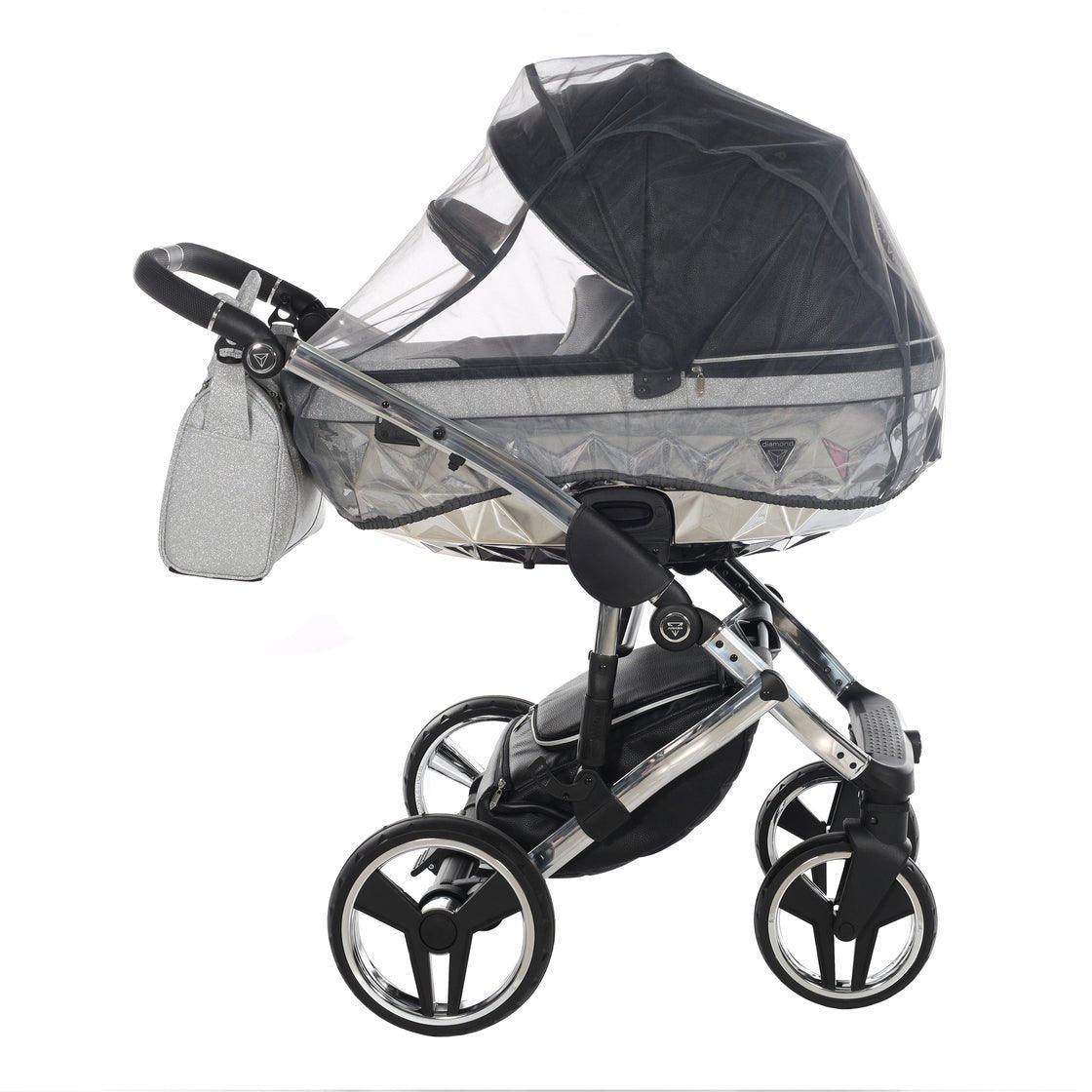 Junama - Hand Craft Glitter - Black/Silver 2x1 - Bebegui - Cadeiras Auto e Carrinhos