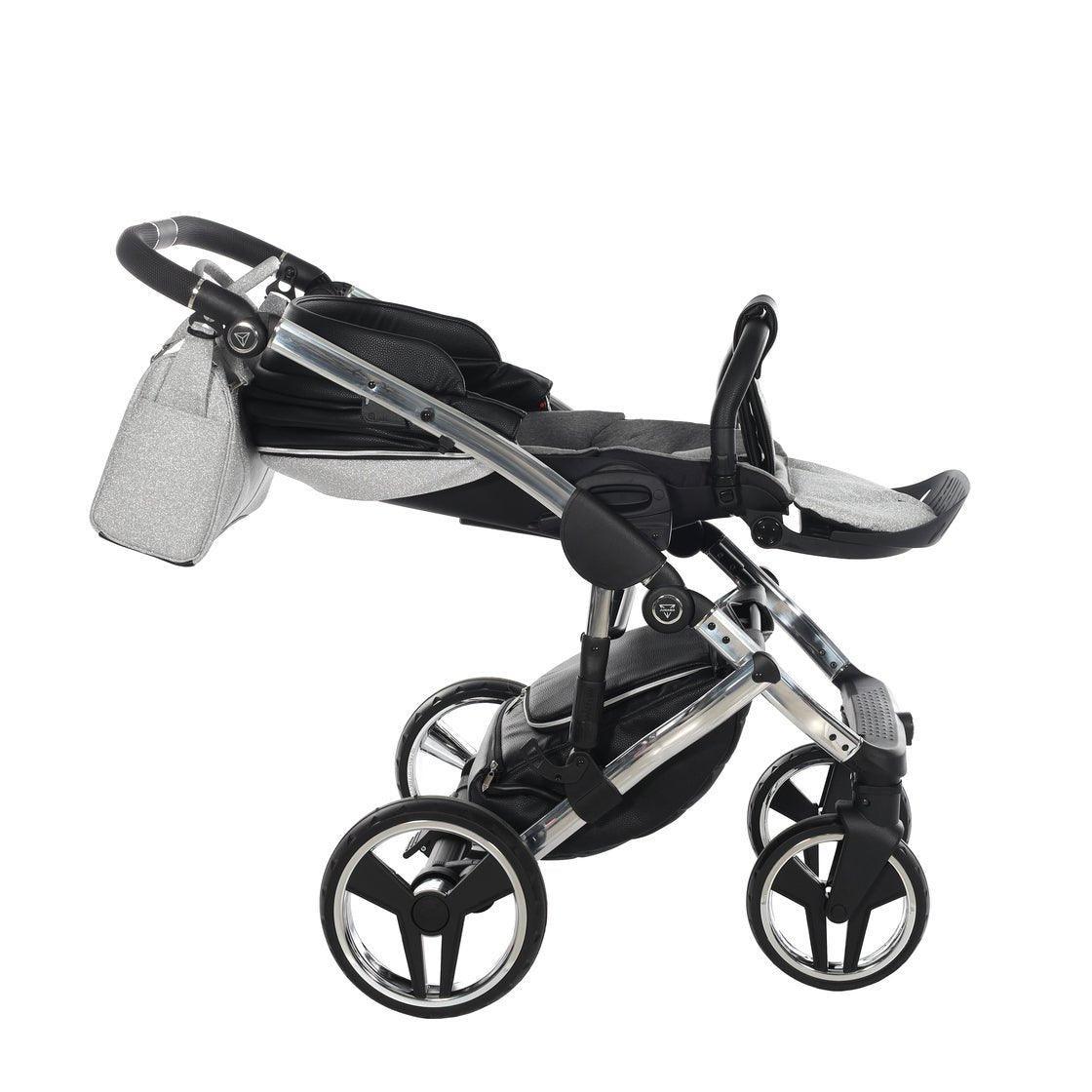 Junama - Hand Craft Glitter - Black/Silver 2x1 - Bebegui - Cadeiras Auto e Carrinhos