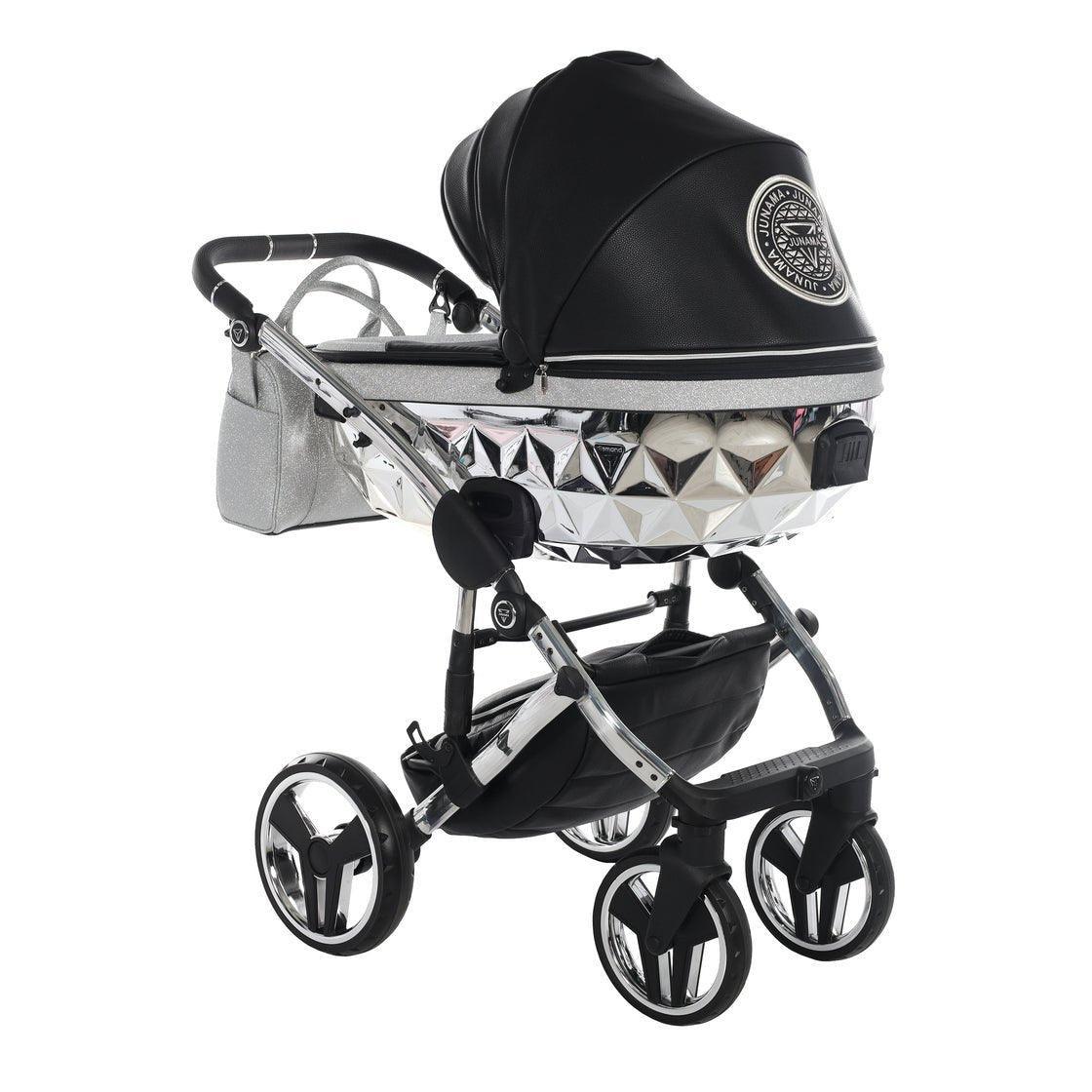 Junama - Hand Craft Glitter - Black/Silver 2x1 - Bebegui - Cadeiras Auto e Carrinhos