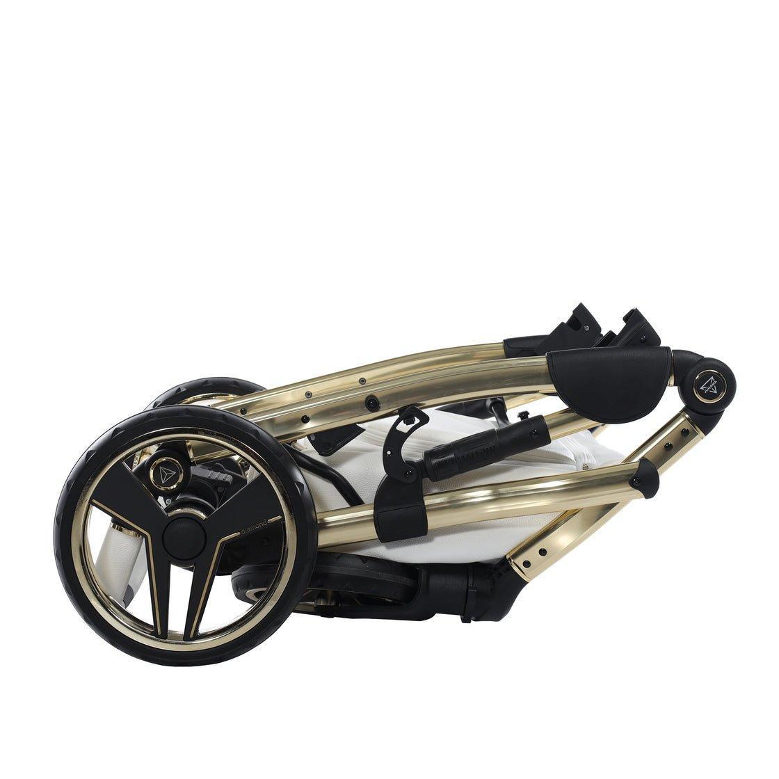 Junama - Hand Craft Glitter - White/Gold - Bebegui - Cadeiras Auto e Carrinhos