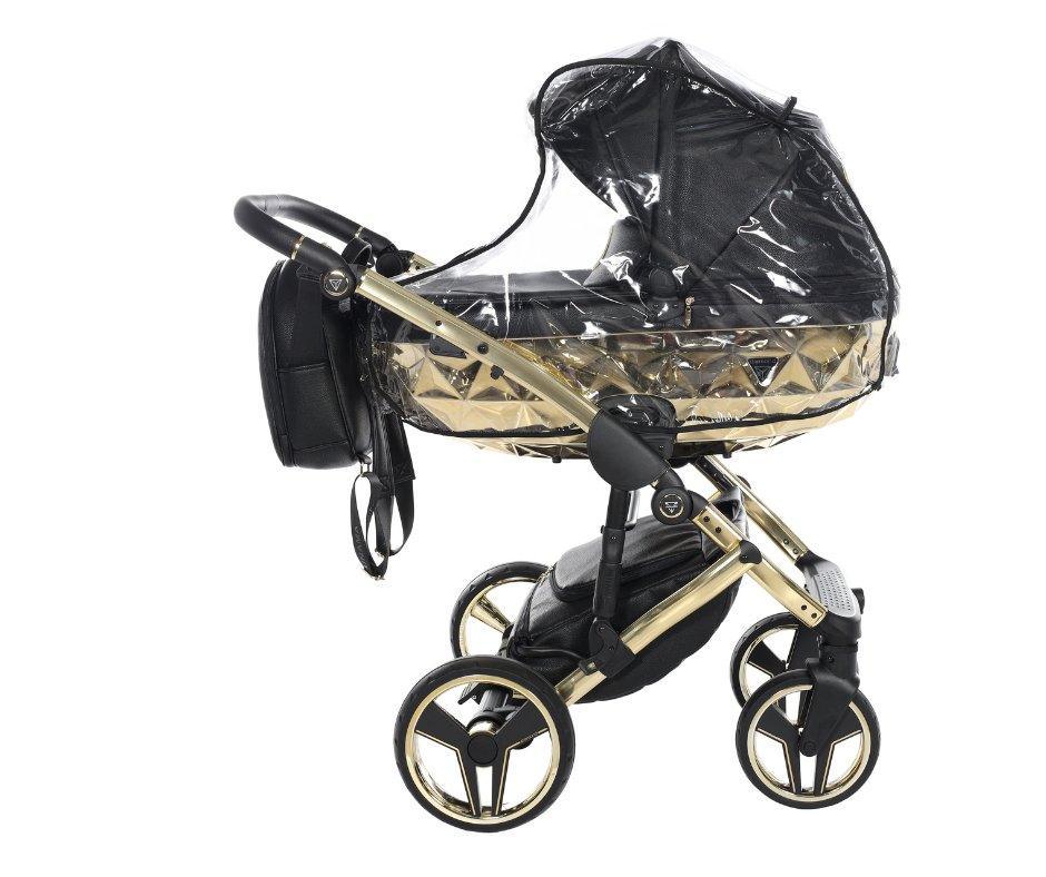 Junama - HAND CRAFT MIRROR - Black/Gold + Nuna - PIPA NEXT - Caviar + Nuna Base Next Modular + Adaptadores - Bebegui - Cadeiras Auto e Carrinhos