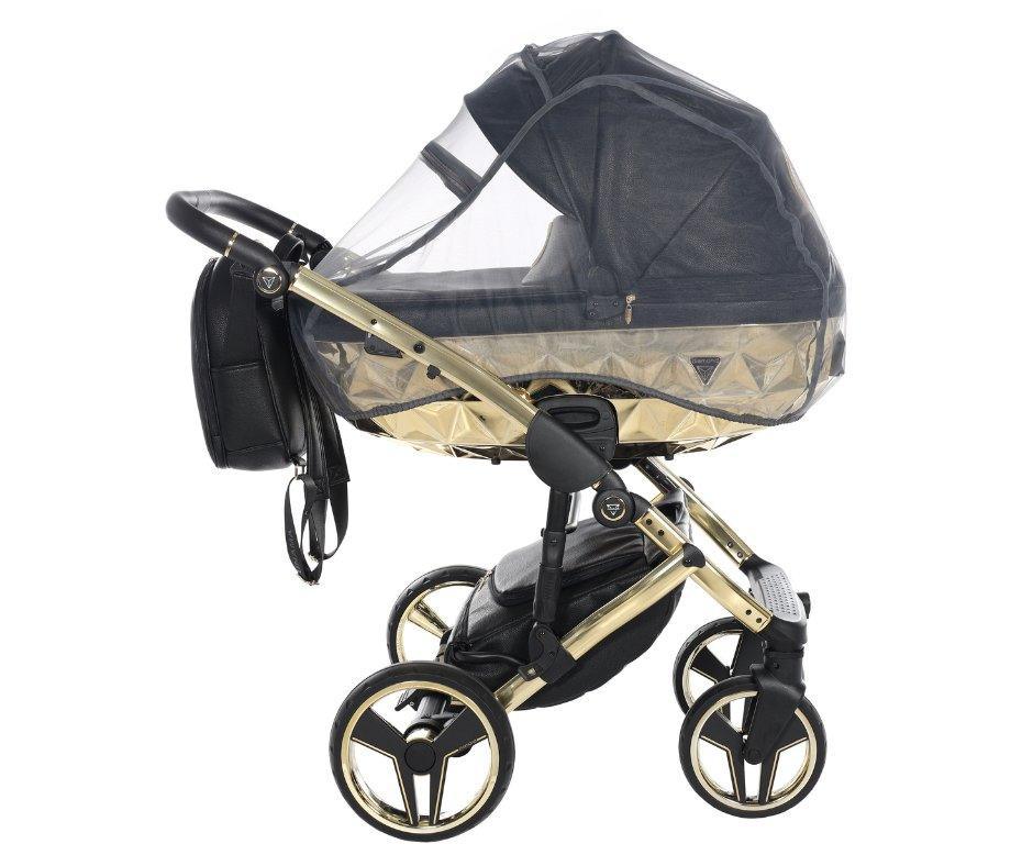 Junama - HAND CRAFT MIRROR - Black/Gold + Nuna - PIPA NEXT - Caviar + Nuna Base Next Modular + Adaptadores - Bebegui - Cadeiras Auto e Carrinhos