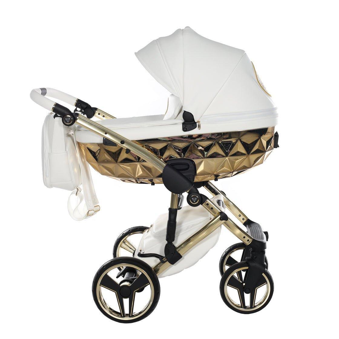Junama - Hand Craft Mirror - White/Gold 2x1 - Bebegui - Cadeiras Auto e Carrinhos