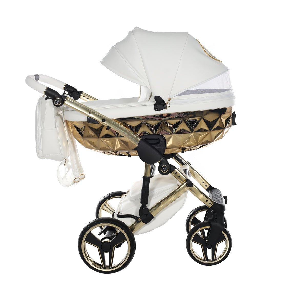 Junama - Hand Craft Mirror - White/Gold 2x1 - Bebegui - Cadeiras Auto e Carrinhos