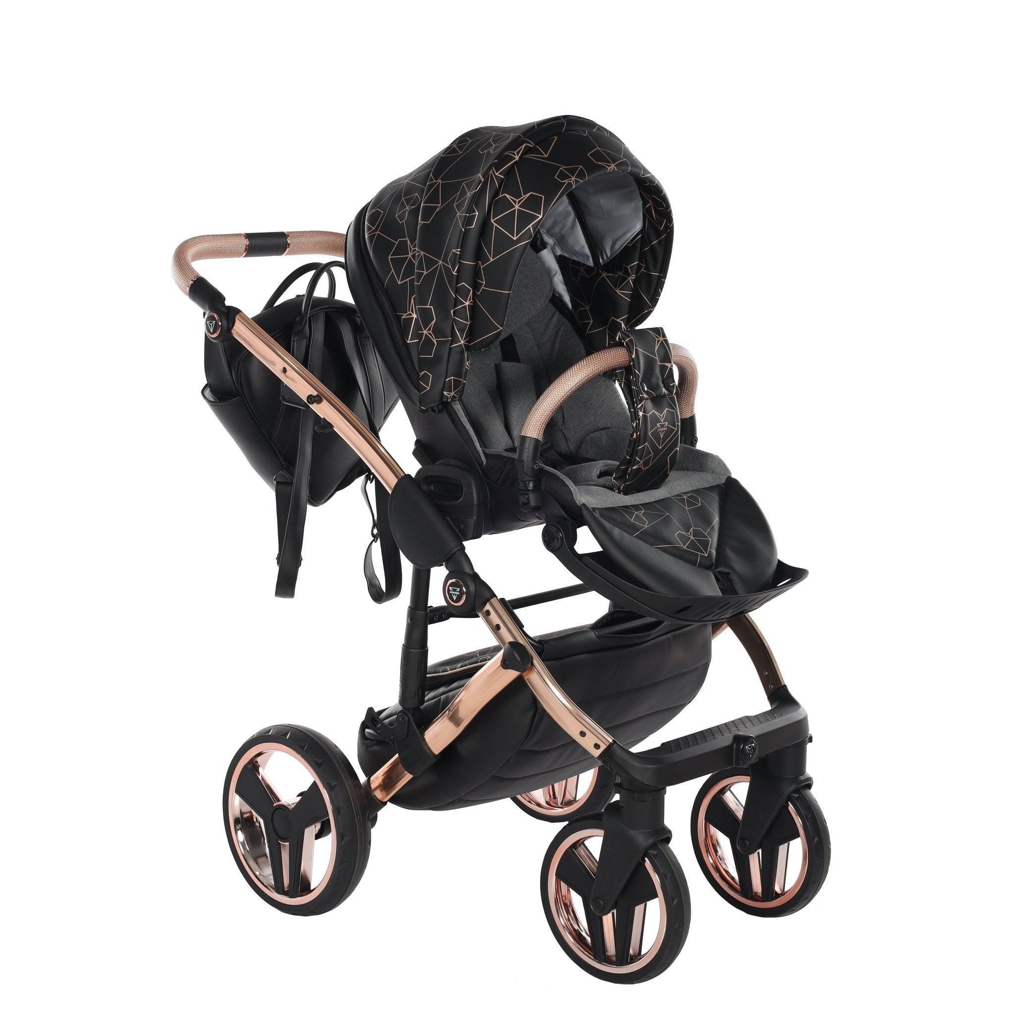 Junama - Heart - Black 2x1 - Bebegui - Cadeiras Auto e Carrinhos