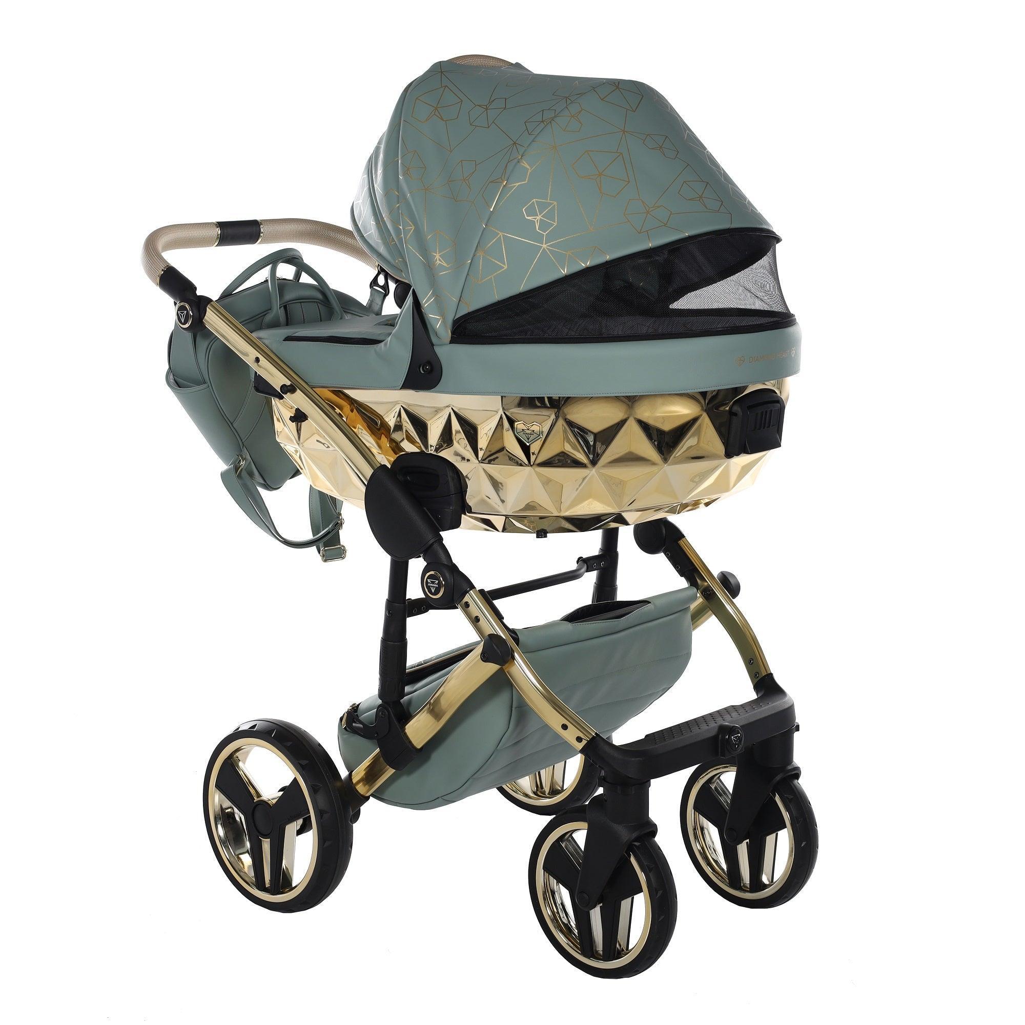 Junama - Heart - Green/Gold - Bebegui - Cadeiras Auto e Carrinhos